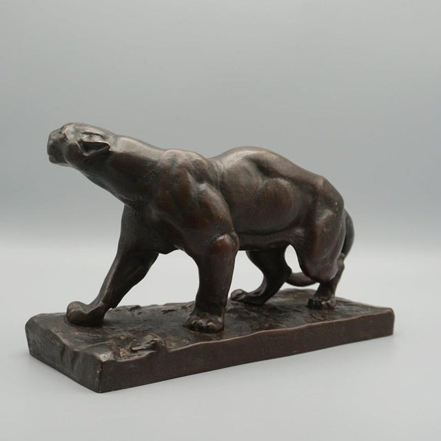 Hippolyte Marius Galy, Panther, 1920s, Bronze For Sale - Image 4 of 8