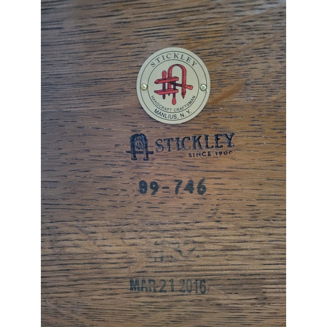 Stickley Mission Collection Oak Spindle Side Table For Sale - Image 10 of 10