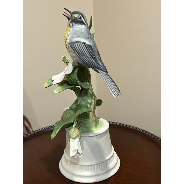 American Boehm Yellow Throated Warbler For Sale - Image 3 of 4