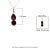 Classic 9.4 Carat Red Garnet Pendant for Women Set in 925 Silver For Sale - Image 15 of 18