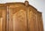 Vintage French Louis XVI Style Oak Four-Door Armoire For Sale - Image 4 of 11