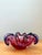 Cerise Murano Pink and Blue Glass Bowl For Sale - Image 8 of 18