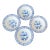 Antique Blue and White Berry/Fruit Bowls by Wood & Sons Made in England "Yuan" Pattern Set of 4 For Sale