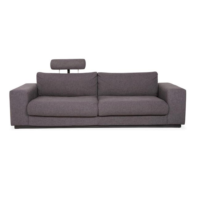 Sepia Fabric Sofa and Ottoman from Bolia, Set of 2 For Sale - Image 16 of 18
