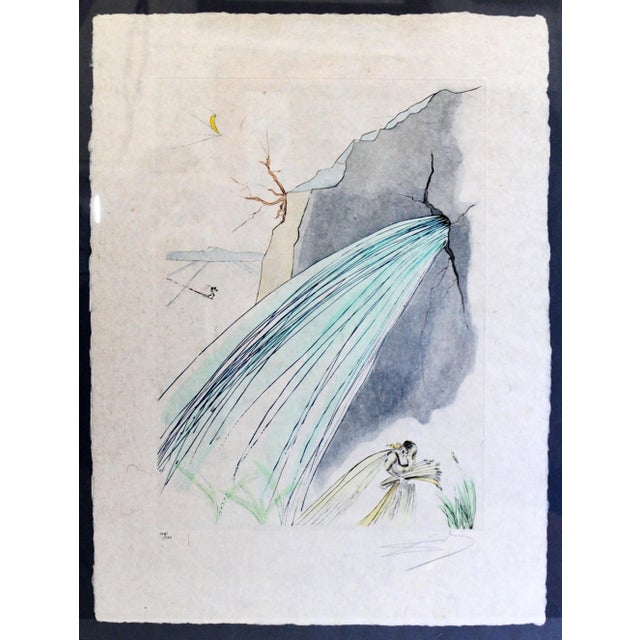 Salvador Dalí­, The Rock, Etching, 1975 For Sale - Image 12 of 12