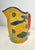 VIETRI Mid 20th Century Mid Centruy Modern Vietri Nettuno Italian Mosaic Coral and Fish Decorative Dining Accessories - A 4 Piece Set For Sale - Image 4 of 10