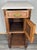 Antique French Marble Top Oak Nightstand For Sale - Image 4 of 12