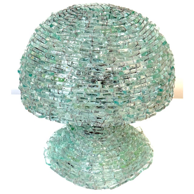 Murano Tesserine Glass Mosaic Mushroom Table Lamp Attributed to TAO, Italy Provenance: Estate of John Loring, former...