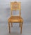 Carved & Turned Gilt Wood Vanity Chair Hollywood Regency Woven Cane Seat Italy For Sale - Image 12 of 13
