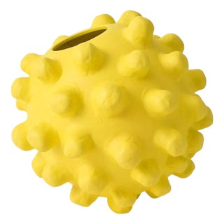 Sun Sculpture in Ceramic by Liliana Silva For Sale