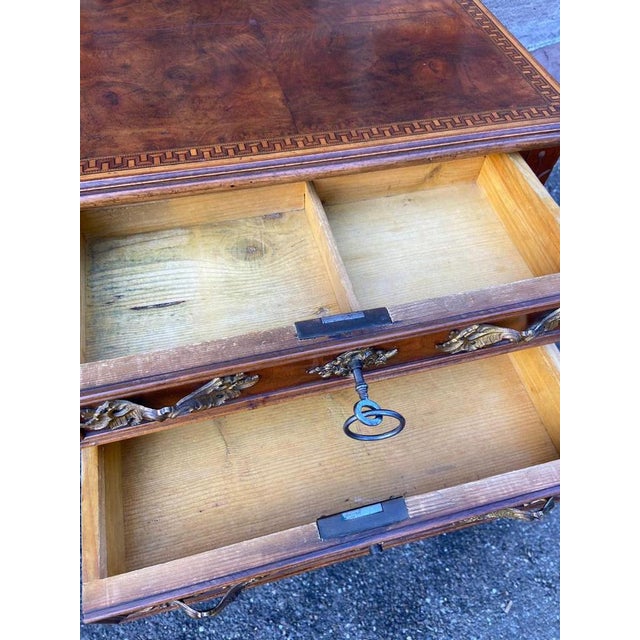 Brown French Louis-Philippe Sewing Cabinet with Drawers, 1890s For Sale - Image 8 of 9