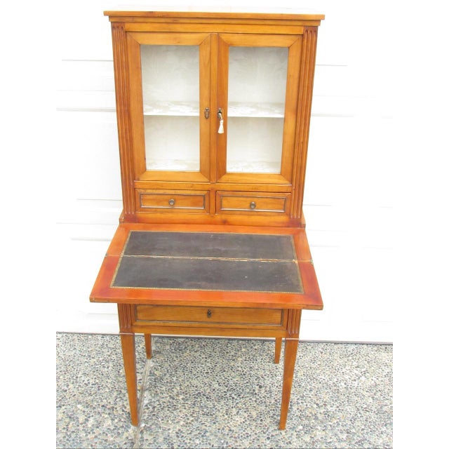 Antique French Fruitwood Secretary Desk For Sale - Image 18 of 18