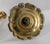 18th Century Pair of English Brass Queen Anne Candlesticks With Petal Base For Sale - Image 10 of 13