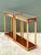 Tan Vintage Inset Mirror Aide Tables - A Pair For Sale - Image 8 of 12
