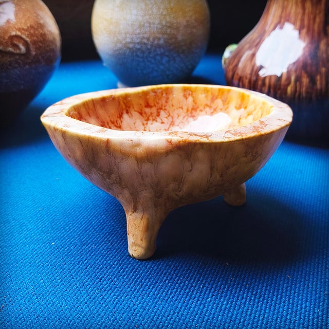 Tripod Bowl by the Potters of Accolay, France, 1950s For Sale - Image 17 of 17