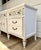 1970s Thomasville Dresser Credenza Newly Refinished in White With Gold Details For Sale In Los Angeles - Image 6 of 11