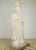 Chinese Mid 20th Century Pair of 5.5 Ft. Chinese Marble Civil Officer & Military Leader Statues For Sale - Image 3 of 16