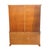 High End Vintage Solid Mahogany Traditional Style 56" China Cabinet W. Bubble Glass For Sale - Image 11 of 13