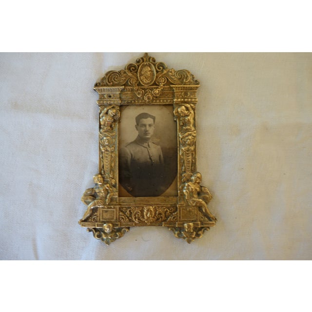 19th Century 19th Century Neo-Renaissance Gilt Bronze Photo Frame For Sale - Image 5 of 5