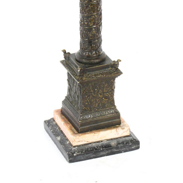 Grand Tour Patinated Bronze Model of Trajan's Column, Early 19th Century For Sale - Image 14 of 16