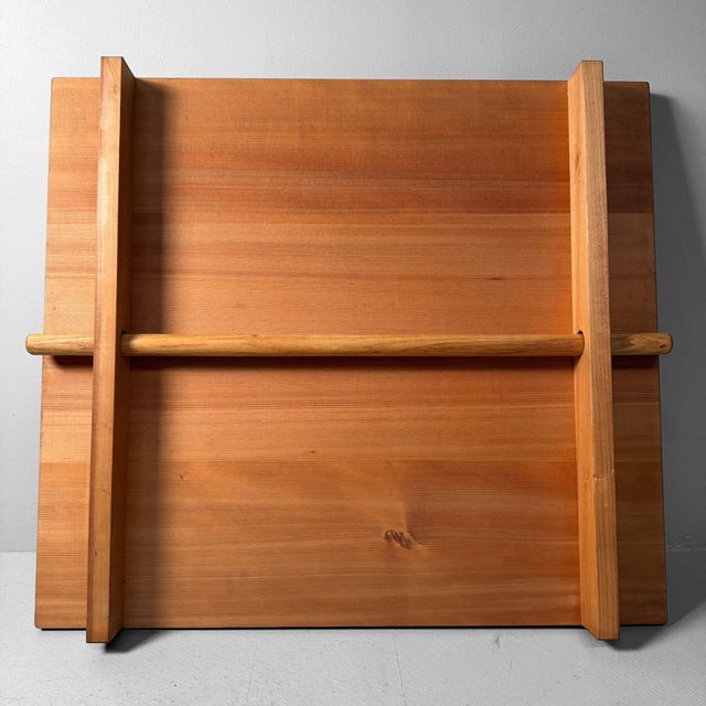 Large Japanese Wooden Manaita Cutting Board or Low Display Table, 1980s For Sale - Image 11 of 14