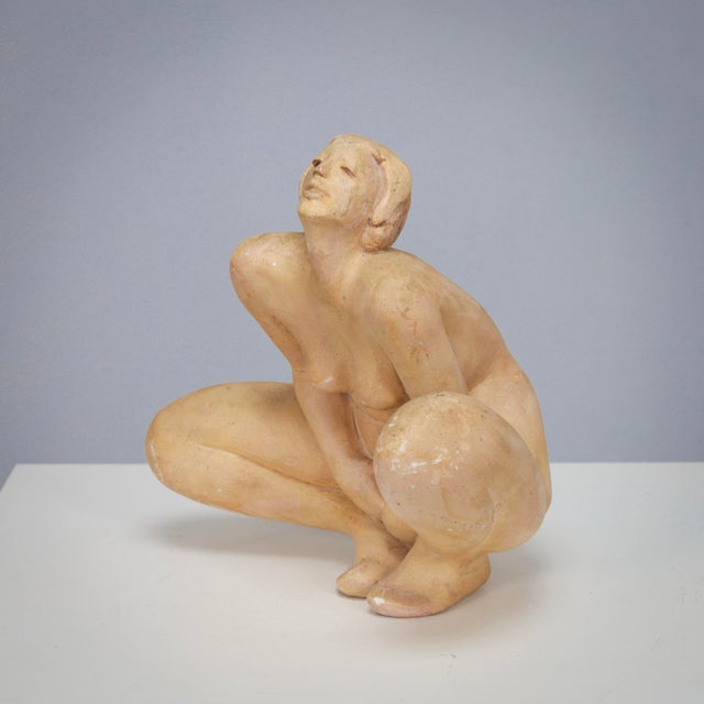 Francine Govers, Female Sculptures, 1990s, Clay, Set of 4 For Sale - Image 3 of 13