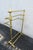Late 20th Century Modern Brass 3 Tier Quilt Towel Hanger Bar Rack 5906 For Sale - Image 5 of 12
