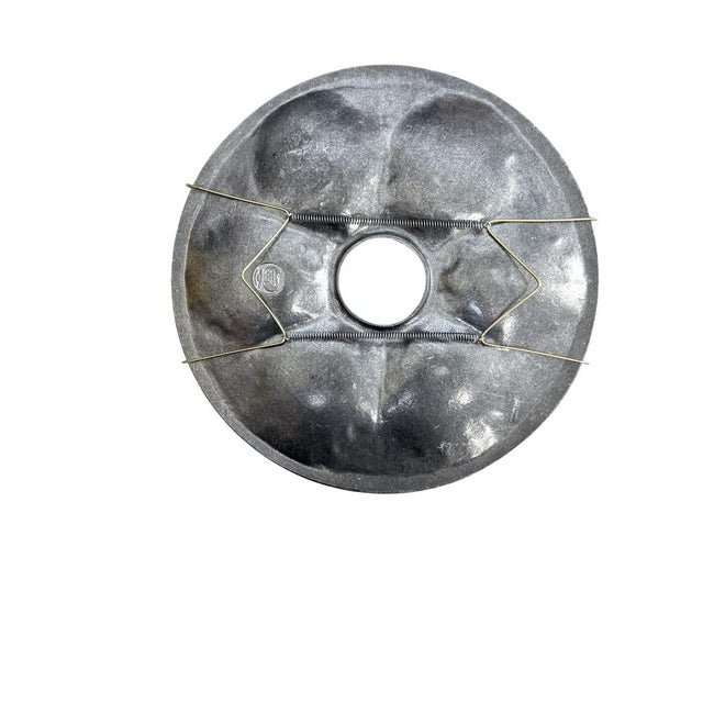 Art Nouveau Colonial Yorker Pewtarex Oyster Plate With 6 Wells 9.5" Round Vintage Pewter For Sale - Image 3 of 5