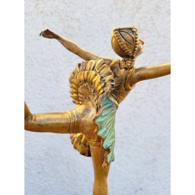 H Fournier, Ballerina Dancer, 1920s, Bronze For Sale - Image 16 of 18