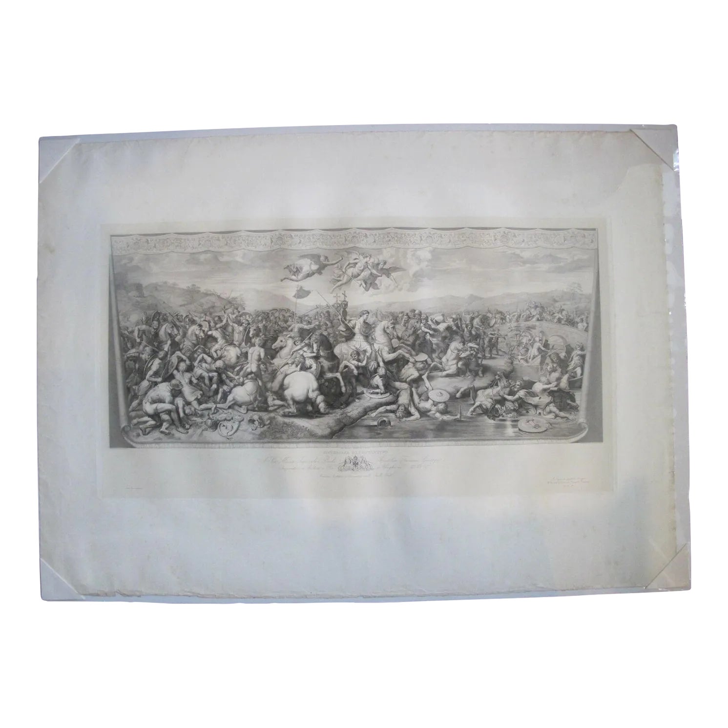 Battle of Constantine Against Maxentius After Raphael Angelo Riggi ...