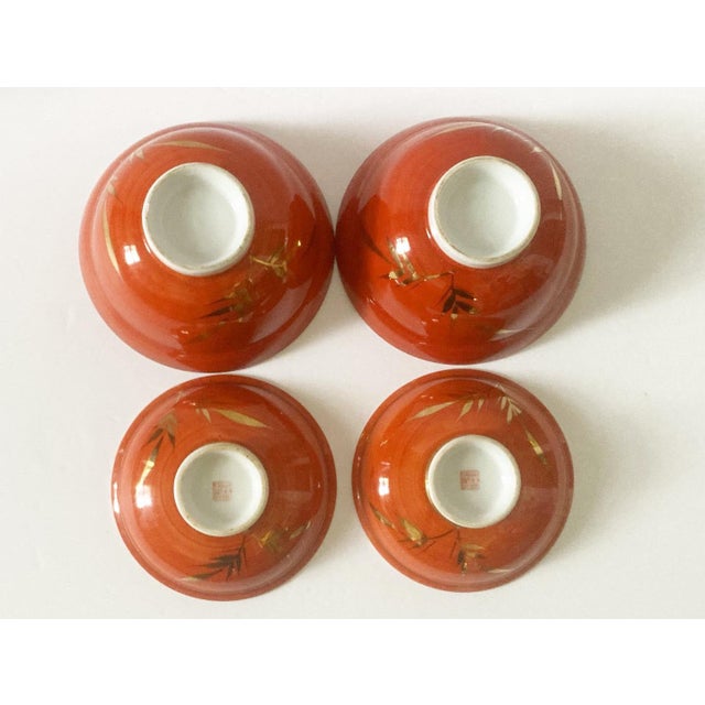 Early 20th Century Asian Rice Bowls With Lids a Pair Chairish