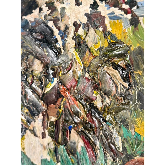 Antique French Oil Painting For Sale - Image 9 of 10