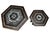 19th Century Moroccan Hexagonal Pedestal Table, 1890s, Set of 2 For Sale - Image 6 of 8