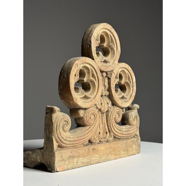Neo-Gothic Terracotta Ornaments, Set of 2 For Sale - Image 16 of 18