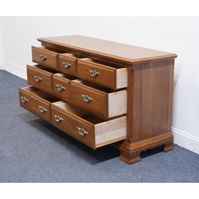 Sumter Cabinet Co. Sterling Oak Collection Country French 60" Triple Dresser 1860-993 For Sale In Kansas City - Image 6 of 13