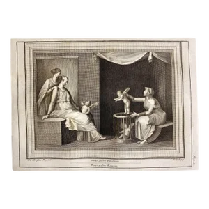 1762 Putti Mythological Engraving