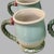 Late 20th Century Late 20th Century Set of 6 Majolica Glazed Pottery Hand Made Berry Handle Coffee Tea Cups Mugs For Sale - Image 5 of 9