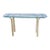 Vintage Brass and Glass Console Table, Mid-Century, Hollywood Regency For Sale