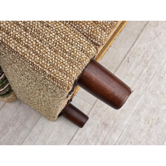 Danish Club Chair in Furniture Wool from Nisbo Horsens, 1980s For Sale - Image 16 of 18