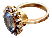 Gold Ring with Diamonds