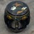 Late 20th Century Late 20th Century Chinoiserie Chinese Garden Stool or Small Side Table Black Lacquer W/Asian Details For Sale - Image 5 of 15