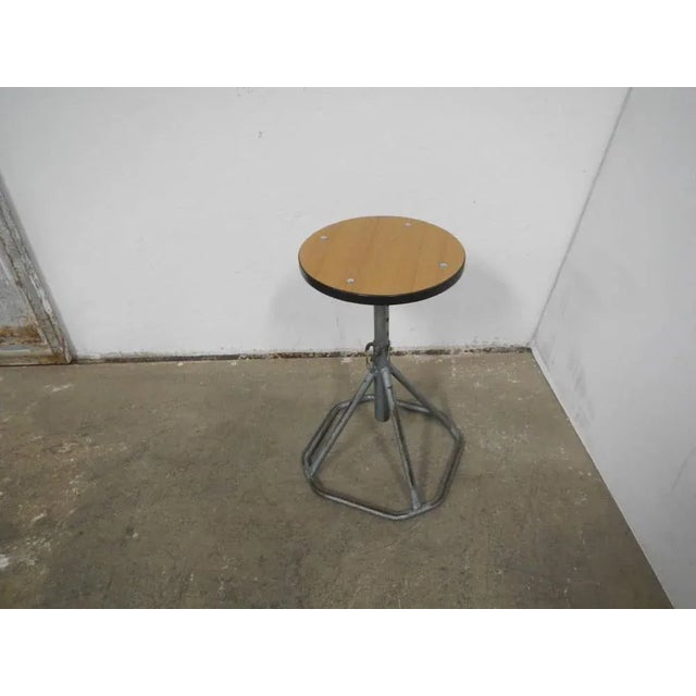 Adjustable Workshop Stool, 1970s For Sale - Image 9 of 9