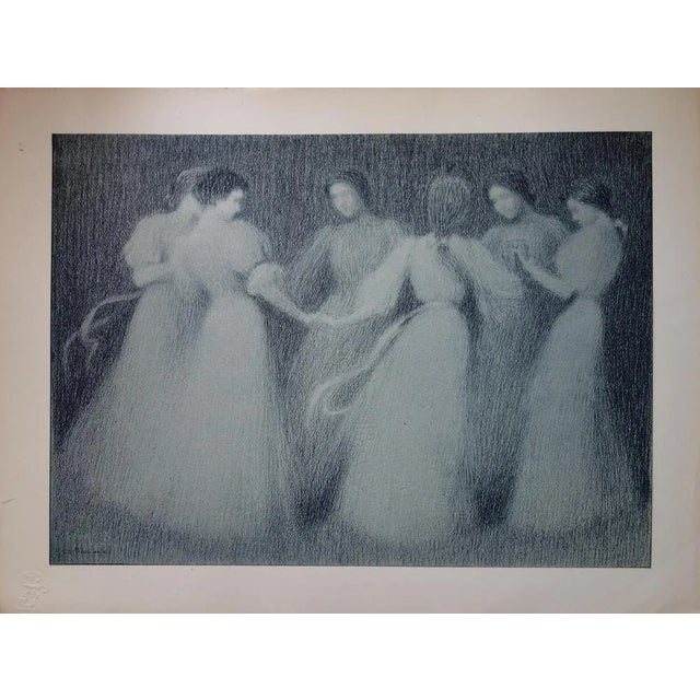Henri Le Sidaner, La Ronde, 1987, Original Signed Lithograph For Sale - Image 6 of 6