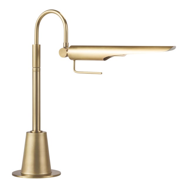 Regina Andrew Raven Task Lamp Natural Brass For Sale
