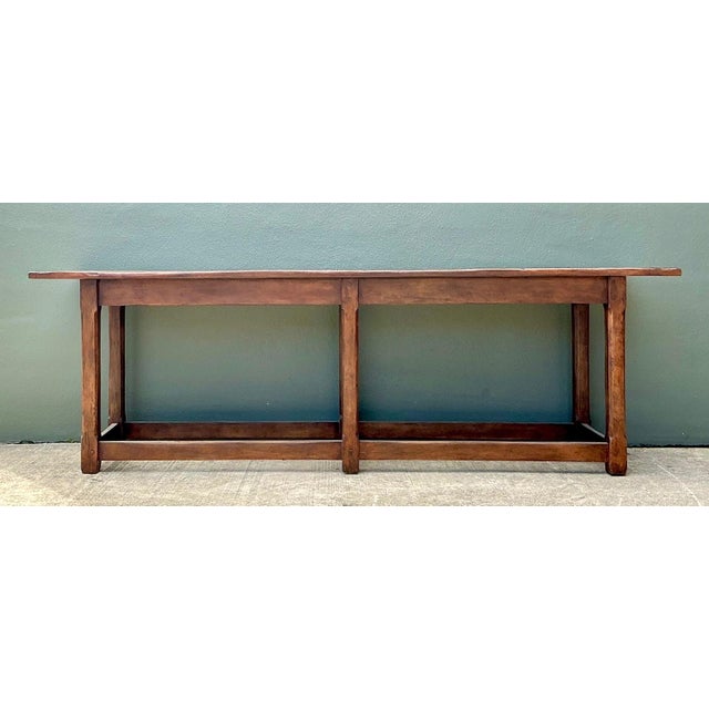 Vintage Therien Studios Rustic Plank Console Table For Sale - Image 15 of 18