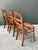 Wood Vintage Collection of Cane Seat Chairs - Set of 3 For Sale - Image 7 of 12