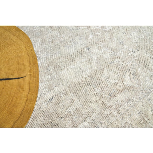 Exquisite Rugs Tuscany Handmade New Zealand Wool & Bamboo Silk Tan Rug-14'X18' For Sale In Los Angeles - Image 6 of 7