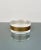 Oval decorative box in acrylic glass and brass. Good condition, patina of time. Perfect also for jewelry, for the desk, or...