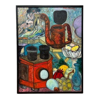 Still Life Oil on Canvas by Byron Randall For Sale