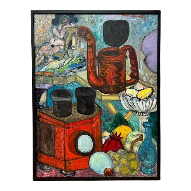 Still Life Oil on Canvas by Byron Randall For Sale
